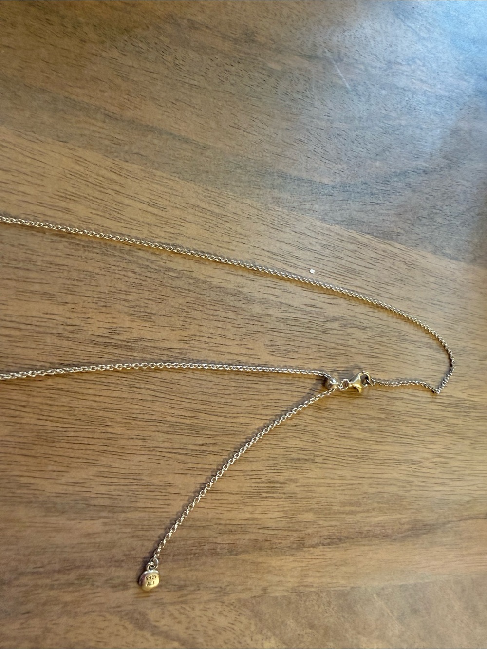 Pandora Sterling Silver adjustable Chain Necklace - Picture 4 of 5